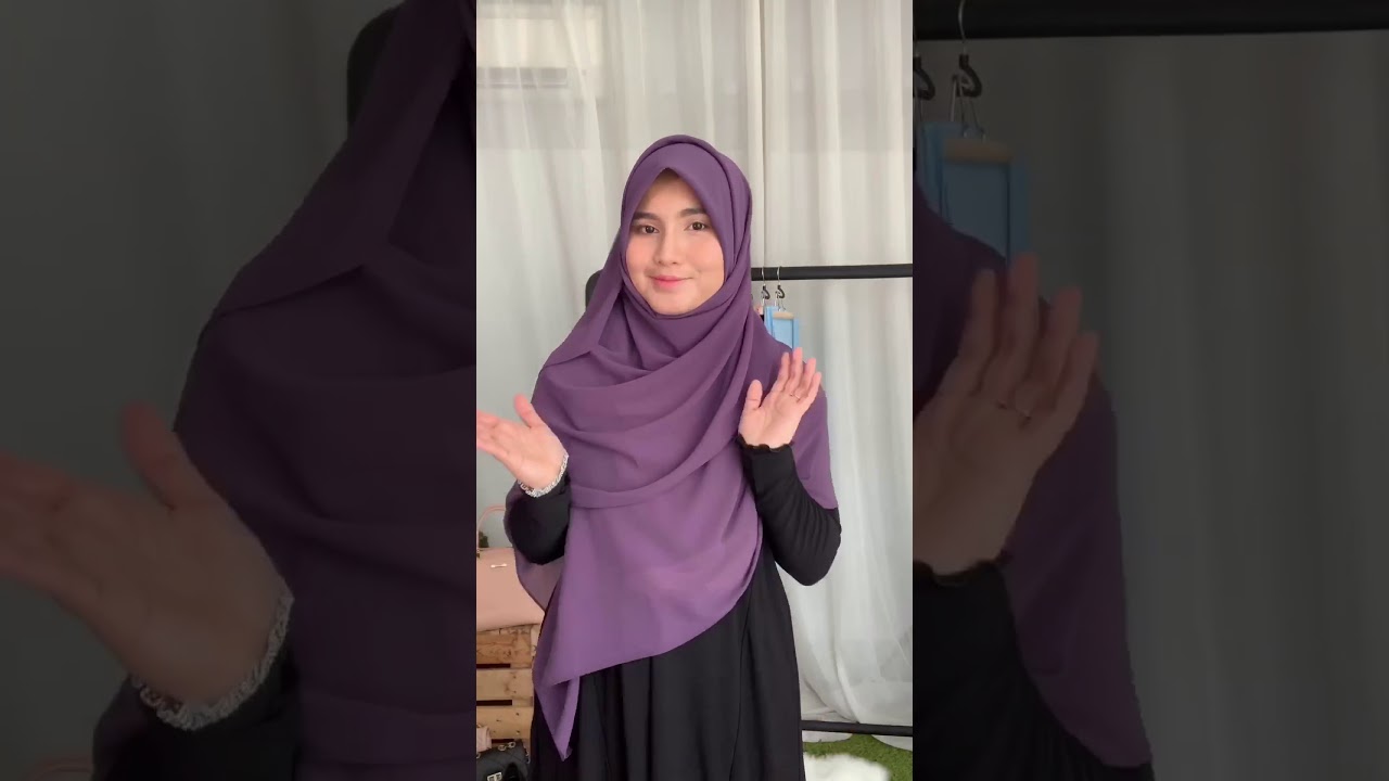 Hijab Tutorial: 15 Tips Menggayakan Bawal Labuh + Add On Purdah by USWAH