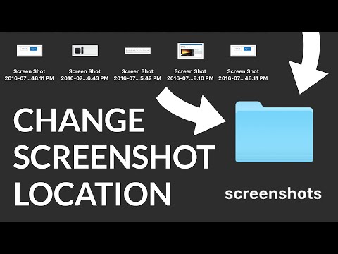 Mac:  How to Change the Default Screenshot Location and Move All Screenshots