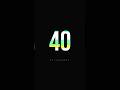 40s Silent Glitch Timer 📺 40 Second Countdown (No Sound) #Shorts