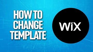 How To Change Theme Template On Wix Tutorial