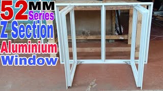 Z Section Aluminium Window | 4K 52MM Series | Holo Z Section Aluminium Window | Best Openebal Window