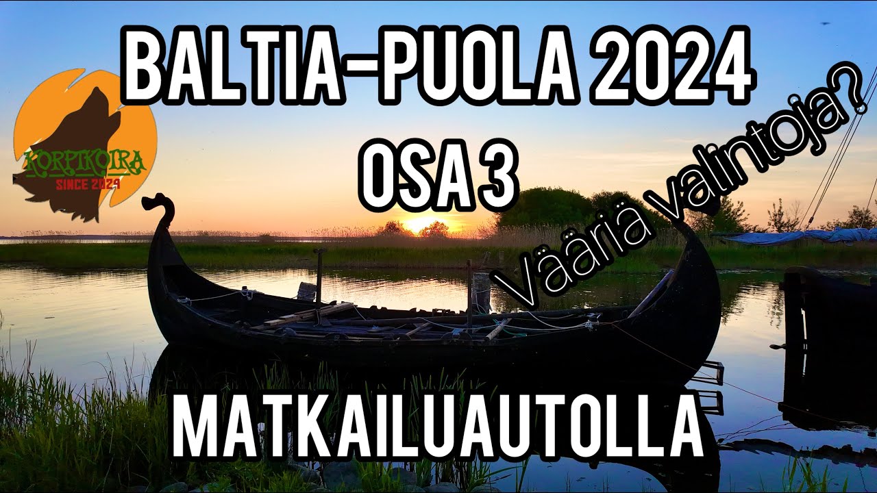 Baltia-Puola matkailuautolla 2024 osa 3.