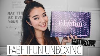 My First FabFitFun Unboxing! | Fall 2015