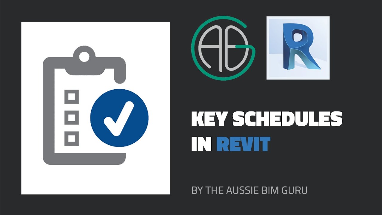 Key Scheduling in Revit!