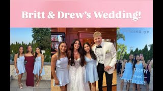 5AM Trip to Britt & Drew’s Wedding! 💍 Did gymnastics & Cheer at the party! | mmgymsisters