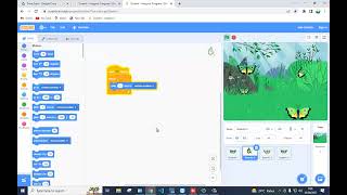 Dasar game scratch | menggerakan kupu-kupu | Part 01 screenshot 2