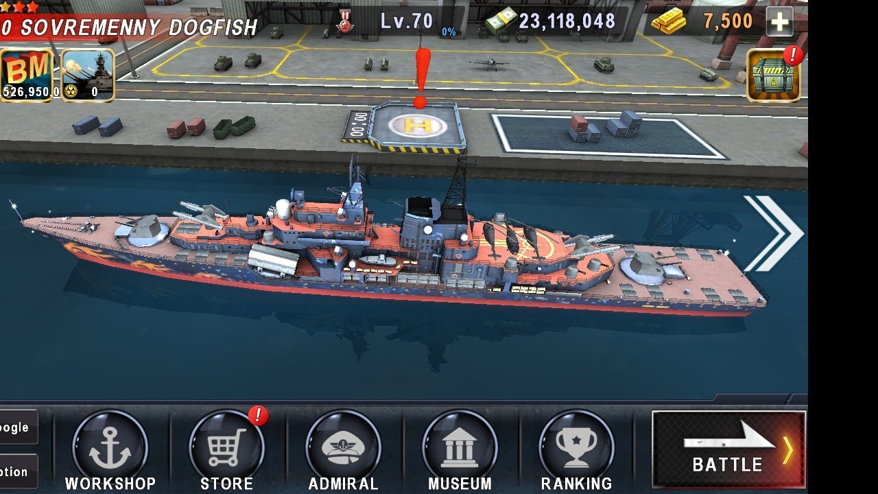 WARSHIP BATTLE Episode 57 Mission 7 Hard Mission Completed