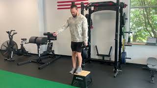 DB Lateral Step Down (same side)