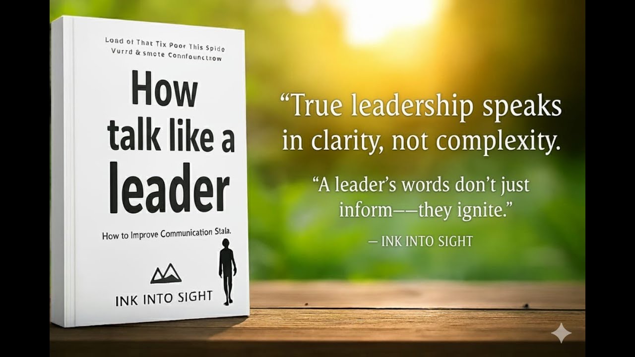 How Talk Like a Leader ,Audio book summary in english