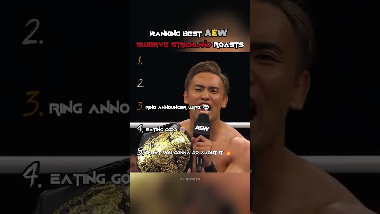 Swerve Strickland AEW Roasts #shorts