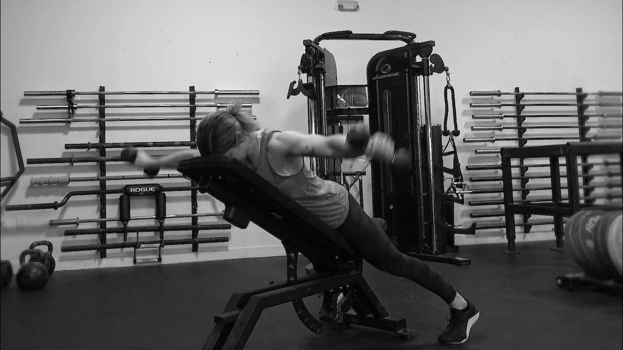 Chest Supported Dumbbell Reverse Fly YouTube