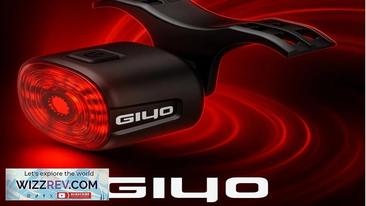 GlYO Bicycle Tail Light Smart with Auto Brake Sensing Non Smart