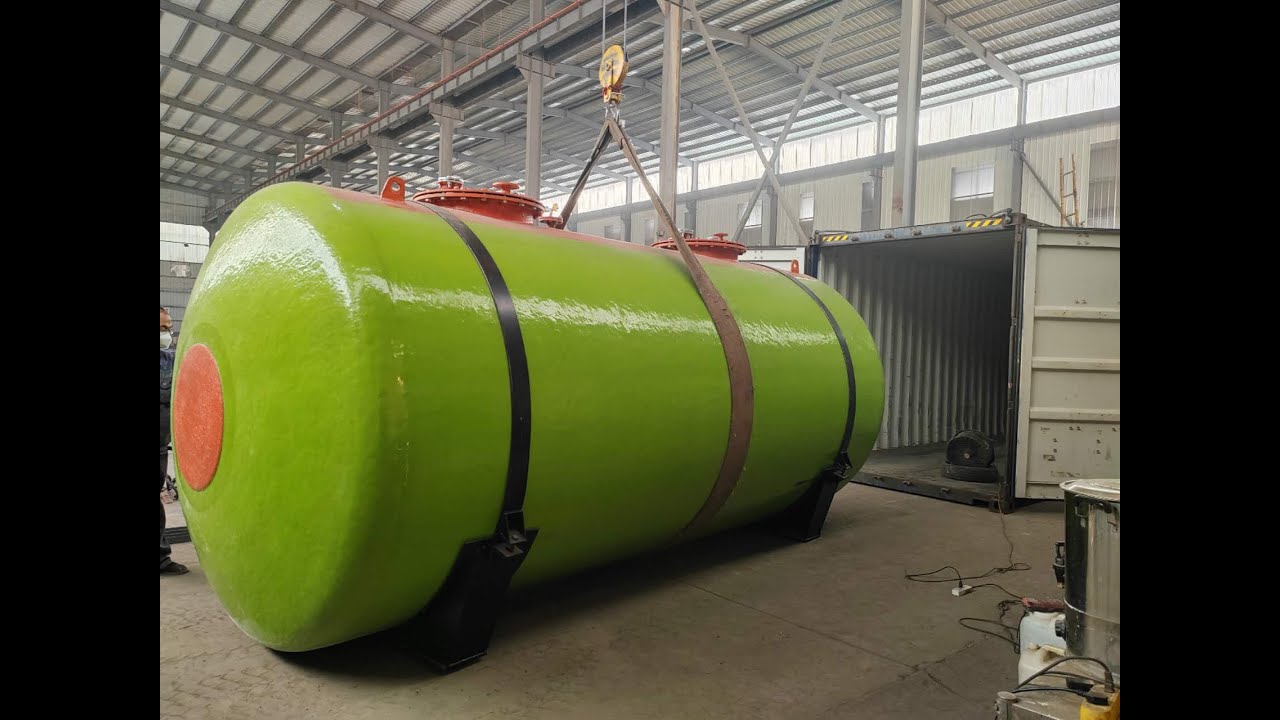 SF double wall underground tank for Jamaica Fuel station : 