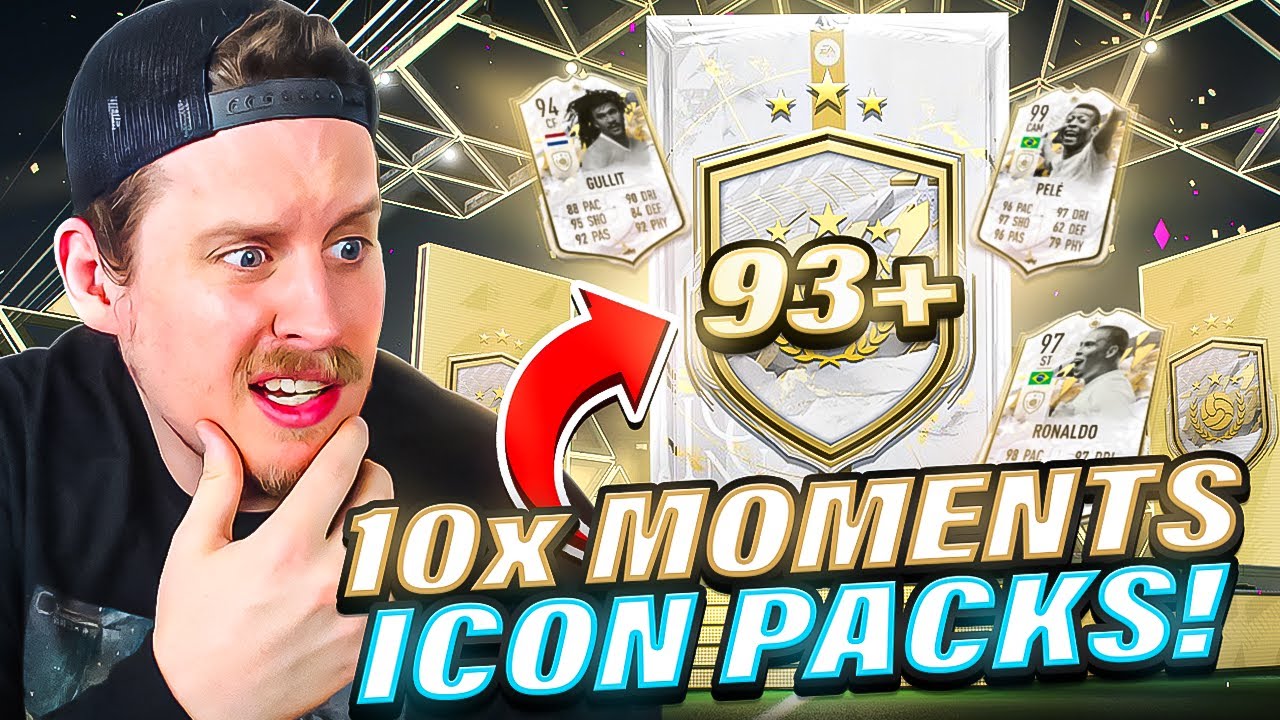 I opened 10x more 93+ Icon Moments Packs! FIFA 22 Ultimate Team