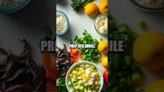One Pan Lemon Garlic Cod with Veggie Rice Quick Dinner