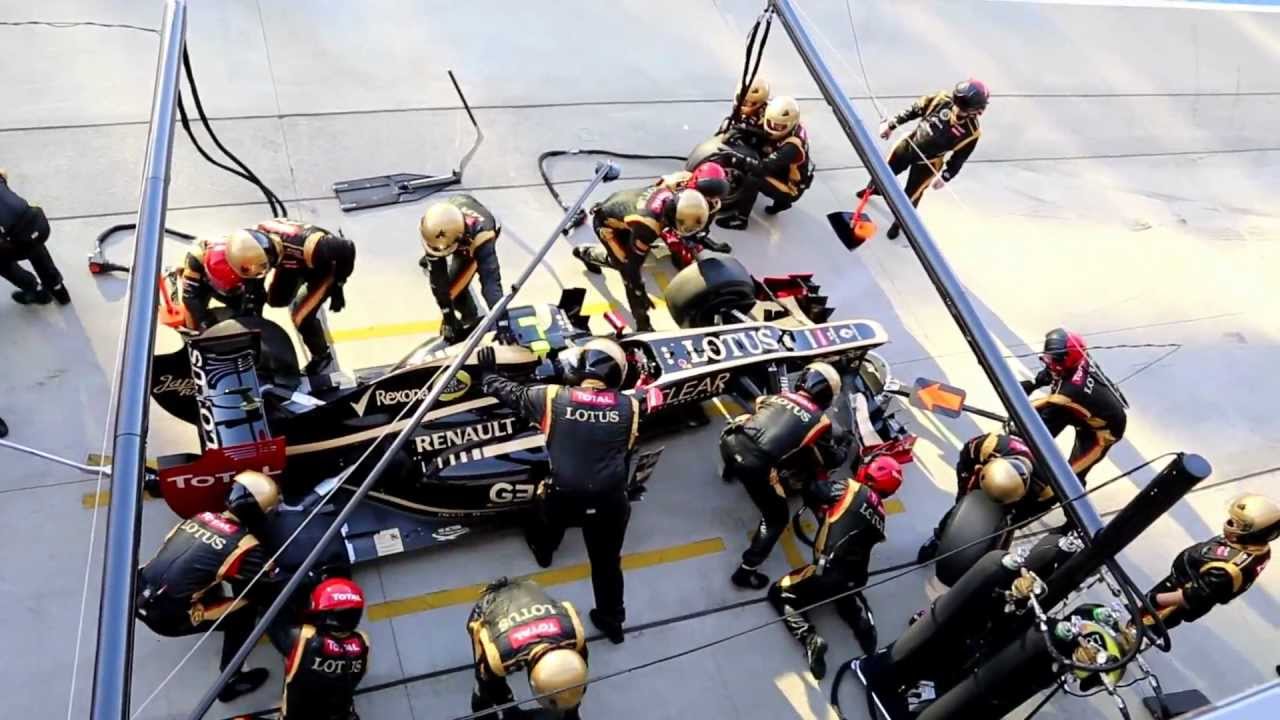2012　SUZUKA　F1　LOTUS Grosjean　PIT