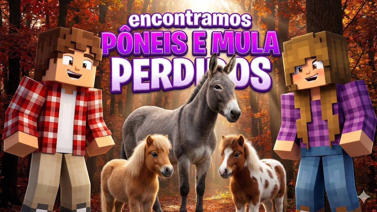 ENCONTRAMOS uma MULA e PÔNEIS no MEIO da FLORESTA!🌳😱| Ep.7 Sítio dos Manos 