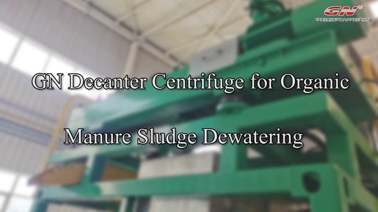 GN Decanter Centrifuge for Organic Manure Sludge Dewatering