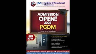 PGDM Admissions Open 2026| IMB Bhubaneswar| MBA Admission with100% placement guarantee| Bhubaneswar