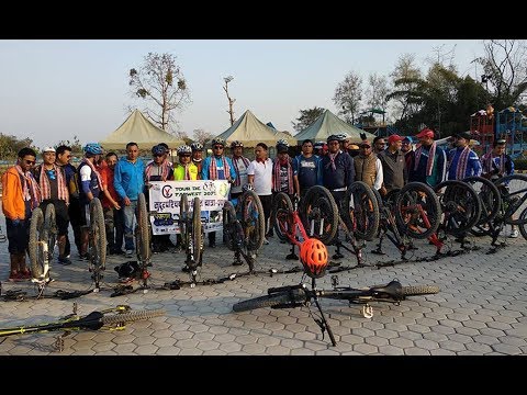 नेपालका चर्चित साईकल यात्रीद्वारा धनगढी सिटी टुर