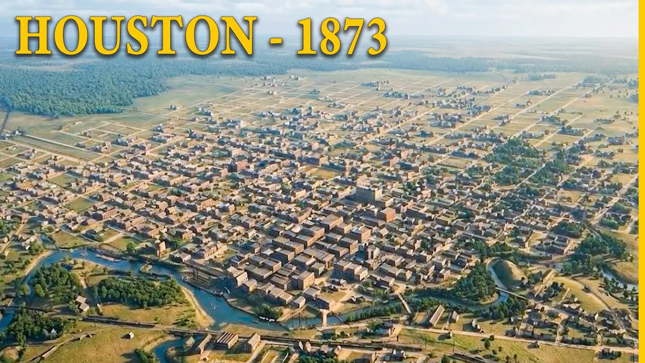 Хьюстон, 1873 год (реконструкция с помощью ИИ)