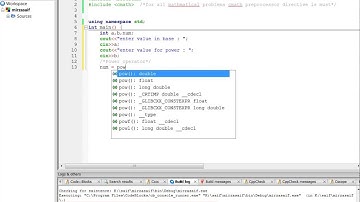 How to find the value of one number raised to the power of another in c++