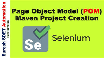 Pagina-objectmodelprojectcreatie in Eclipse | POM-projectinstelling in Maven Approach | Selenium