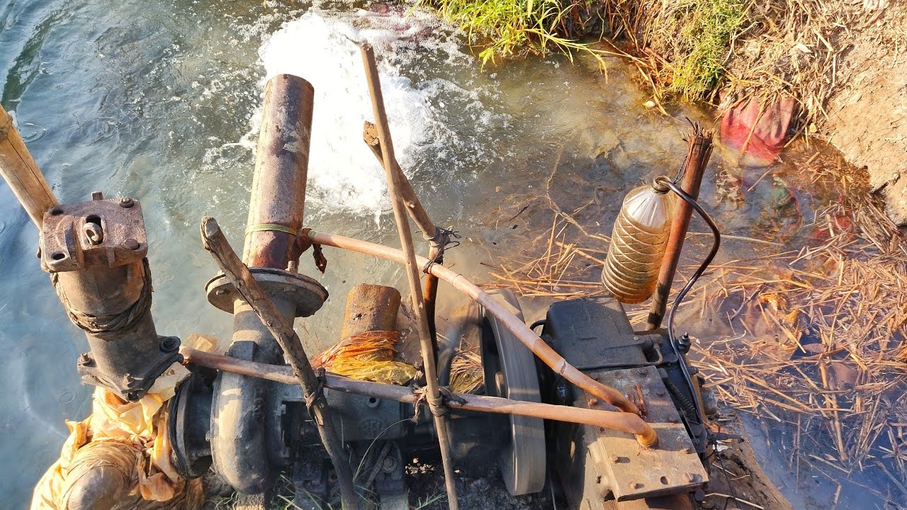 Salo machine start challenge. New style water pump start full process.