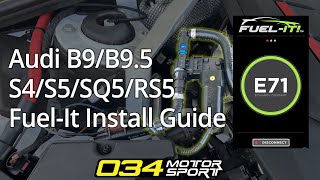 How to Install Fuel-It Ethanol Content Sensor in B9/B9.5 Audi S4, S5, SQ5, or RS5! | 034Motorsport