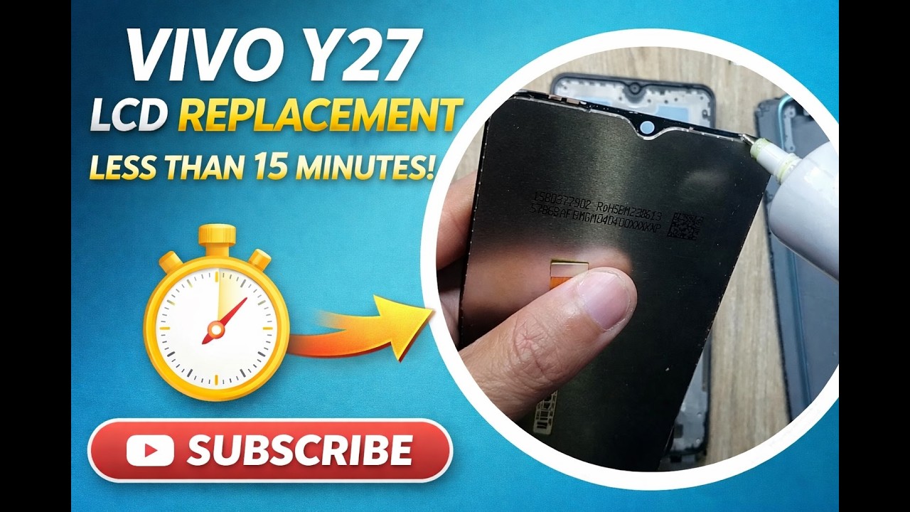 VIVO Y27 LCD Replacement | Step-by-Step Repair Guide (Less Than 15 Minutes!)
