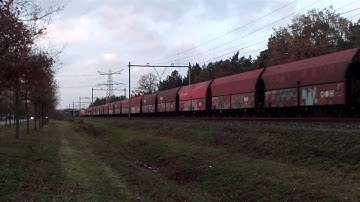 Coal Train DB Schenker Rail at Blerick the NL 18.11.2015