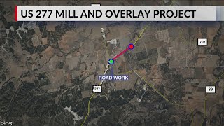 Mill & overlay project on US 277 to begin in Taylor County, complete by mid-September