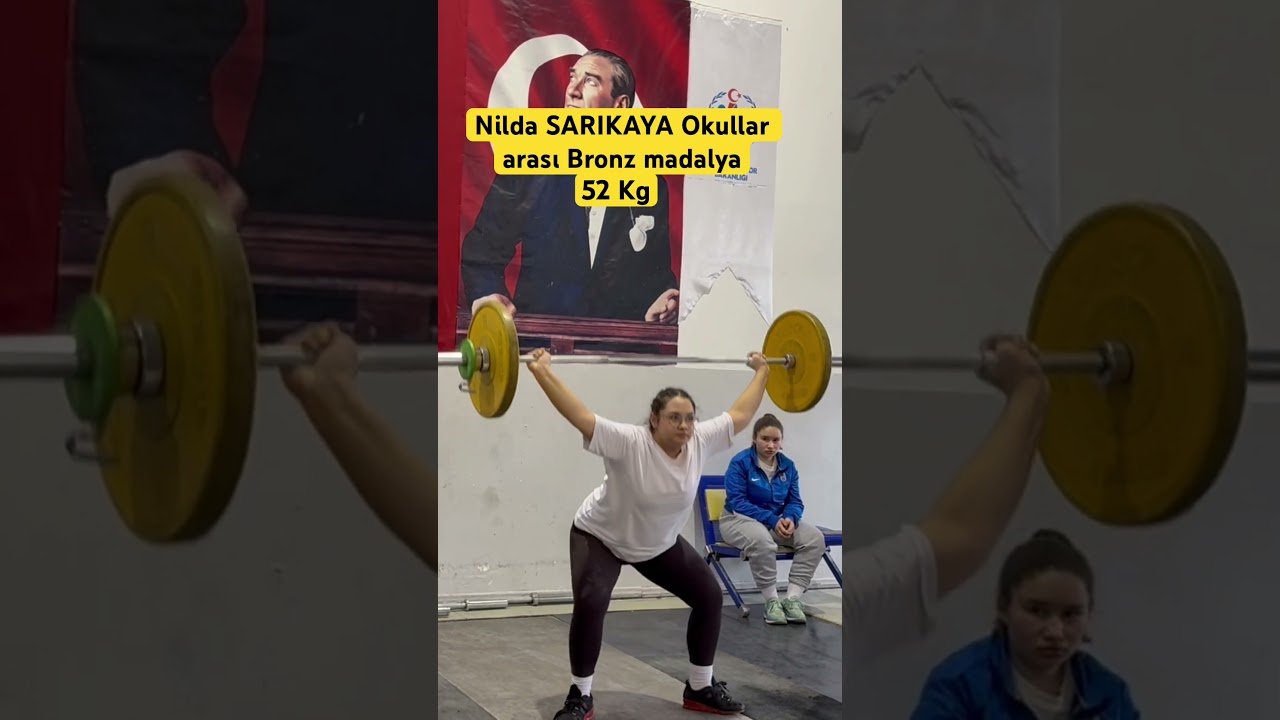 Nilda SARIKAYA Okullar arası Halter İl Seçmesinde Bronz Madalya Kazanmıştır.