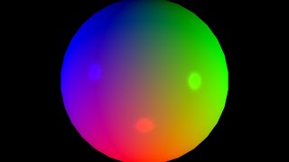 WebGL: 3 Rotating Light