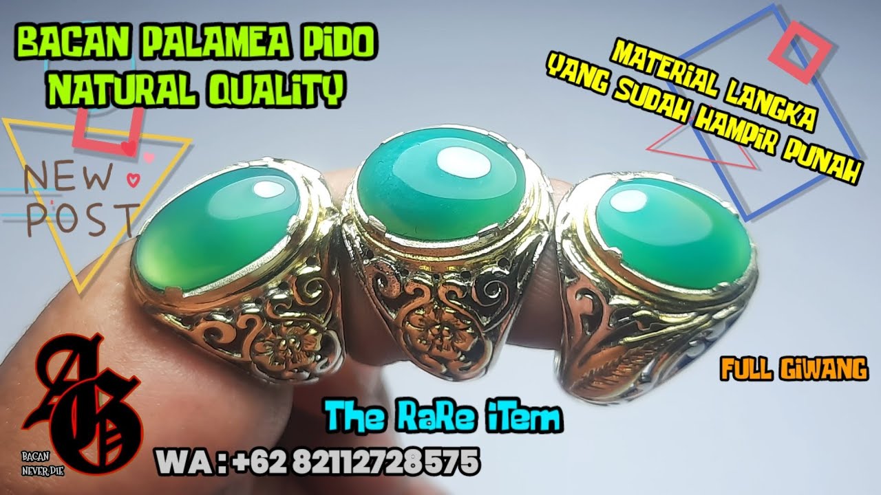 BATU BACAN PALAMEA PIDO | MATERIAL LANGKA YANG HAMPIR PUNAH | BONGKAR KOLEKSI PRIBADI