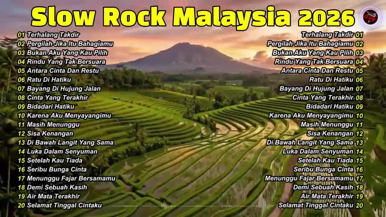 Slow Rock Malaysia 2026 Full Playlist 🌹 Mengingat Masa Muda Teman Mudik