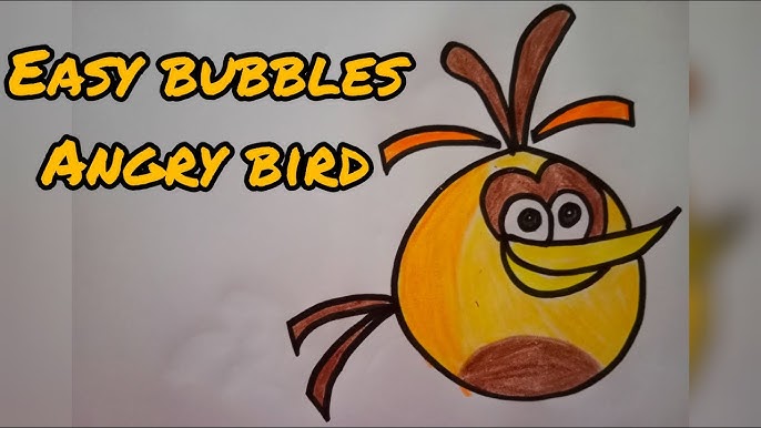 How to Draw Bubbles from The Angry Birds Movie - DrawingNow