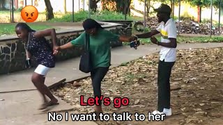 Acting Zesty And Agressive To Collect Girls Numbers