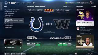 Madden 26 Franchise yr 2 #ColtsNation