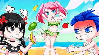 Anna vs Wednesday vs Alex Zero Two Dodging Meme | Gacha Club | Ppg x Rrb Gacha Life