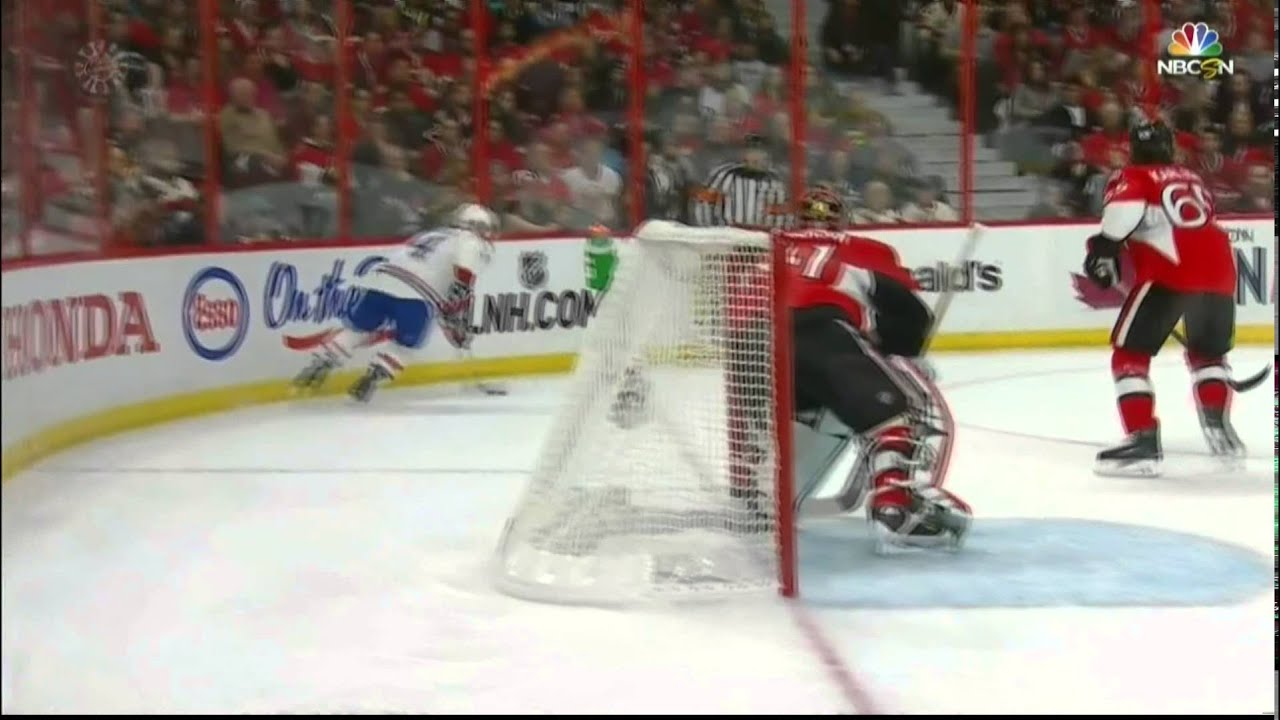 Brendan Gallagher amazing tip in goal 1-0 Montreal Canadiens vs Ottawa Senators April 26 2015 NHL