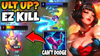 AHRI is SO INSANE for SOLO KILLS on ULT CD. EASILY GET FED.