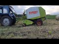 Claas rollant 250 первый выезд.