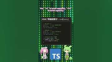 Equality Operators #typescript #shorts