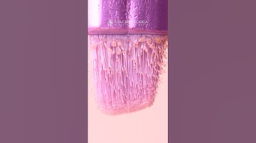 ASMR 라이터로 네일 브러시 태우기 Burning nail art brush by a lighter #macro #satisfying #shorts