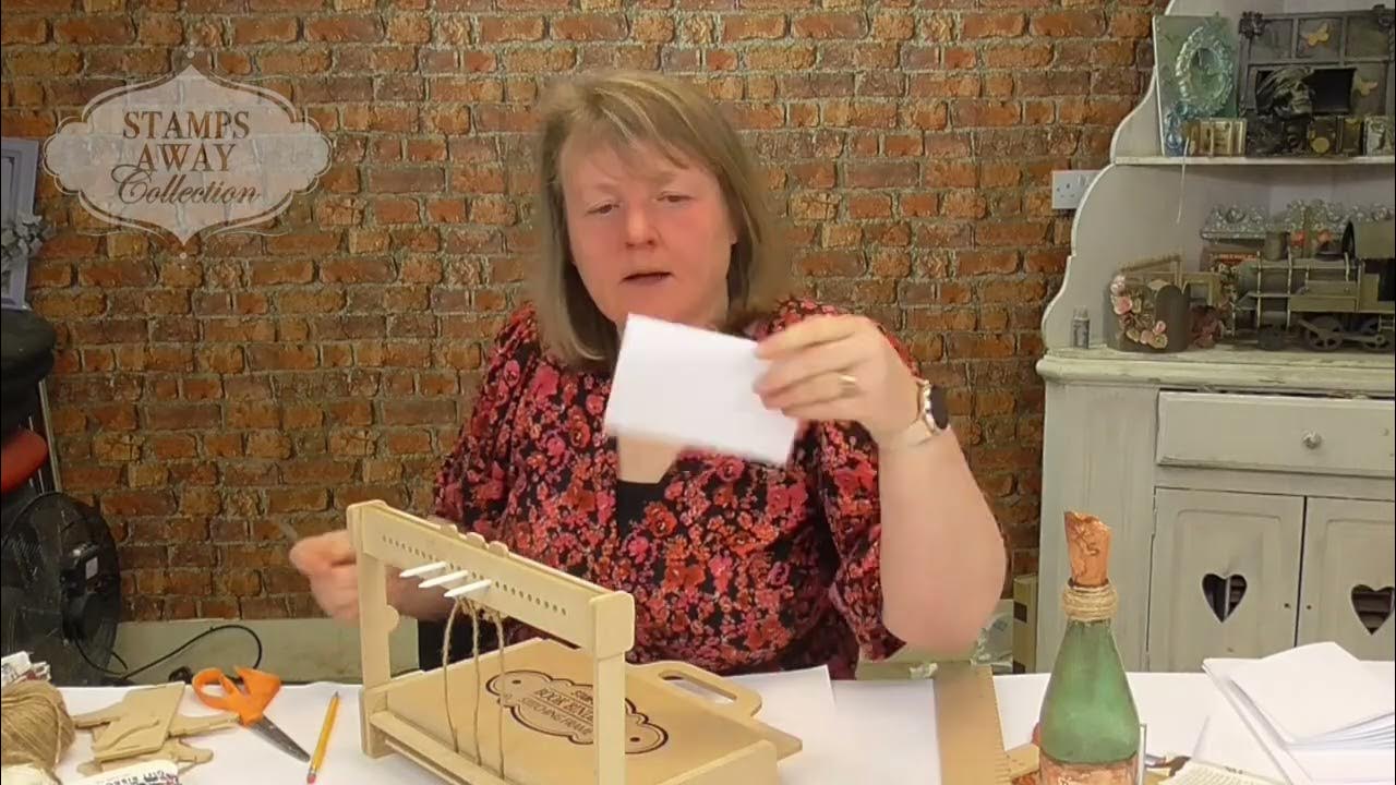 The Stamps Away Book Binding Sewing Frame YouTube