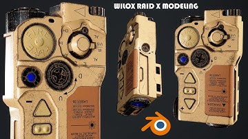 Wilcox Raid X Modeling In Blender Part 1 #blender #modeling #weapon