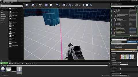 UE4 Laser Beam Reflection