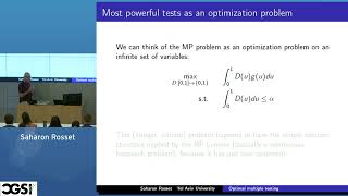 Celebrity Saharon Rosset | Multiple Testing  Methods for Low  and High Dimensional Testing Problems in Biomed Net Worth