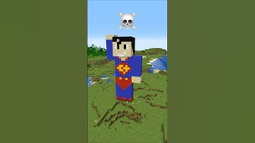 Minecraft Superman Statue House Build Battle - Noob vs Pro vs Hacker vs God #shorts #minecraft